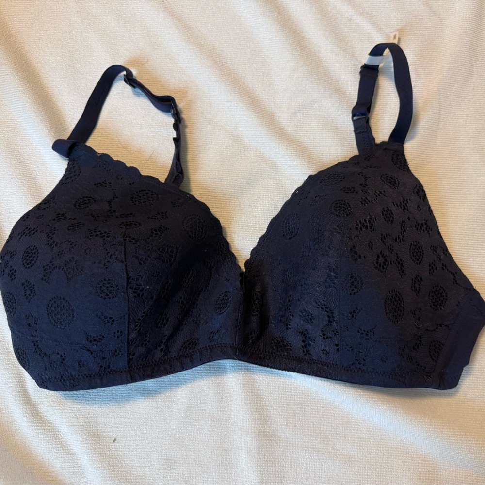Aerie Midnight Blue Lace Bra